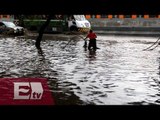 Severas inundaciones afectan en Los Reyes, La Paz / Vianey Esquinca