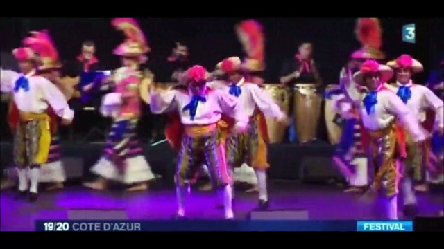 Extrait reportage France3 Régionale 61e Festival International de Folklore : La Farandole - Théâtre de Verdure - Nice