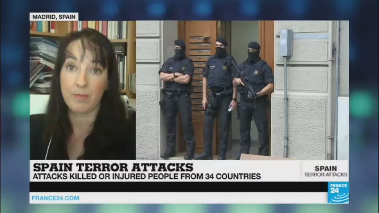 F24 Sarah Morris on Spain terror attacks