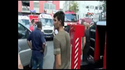 Bayrampaşa'da korkutan yangın! Çok sayıda yaralı var