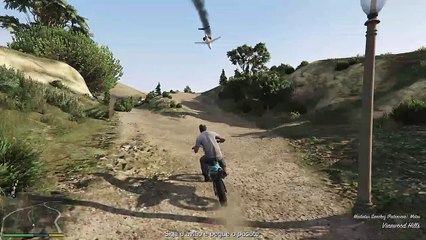 GTA V Missão Derrubar Avião no AR Michael e Trevor