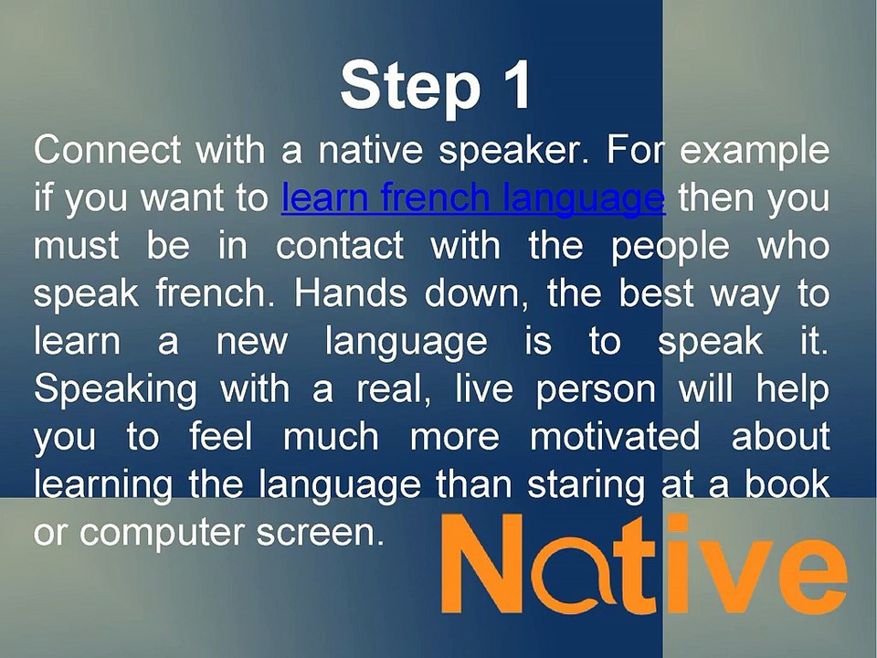 How to Learn a Language