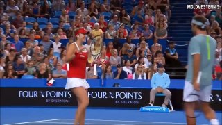 B. Bencic/R. Federer vs A. Petkovic/A. Zverev Hopman Cup 2017 Full Match Highlights + Funn