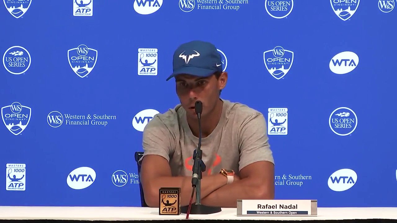 Rafael Nadal Press Conference  R2 Cincinnati 2017