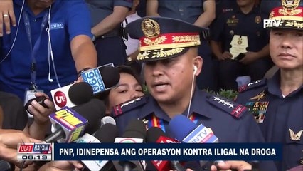 PNP, idinepensa ang operasyon kontra iligal na droga