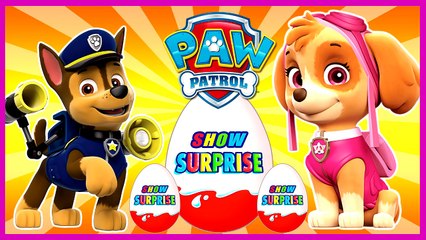 Щенячий патруль киндеры kinder surprise eggs paw patrol