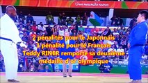 lor pour Teddy Riner au JO BRAZIL 2016 finale Judo   100kg