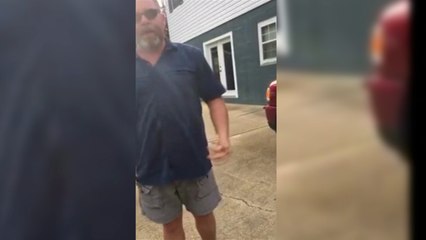 North Carolina man confronted over swastika flag says: 'This is Nazi f**king America'