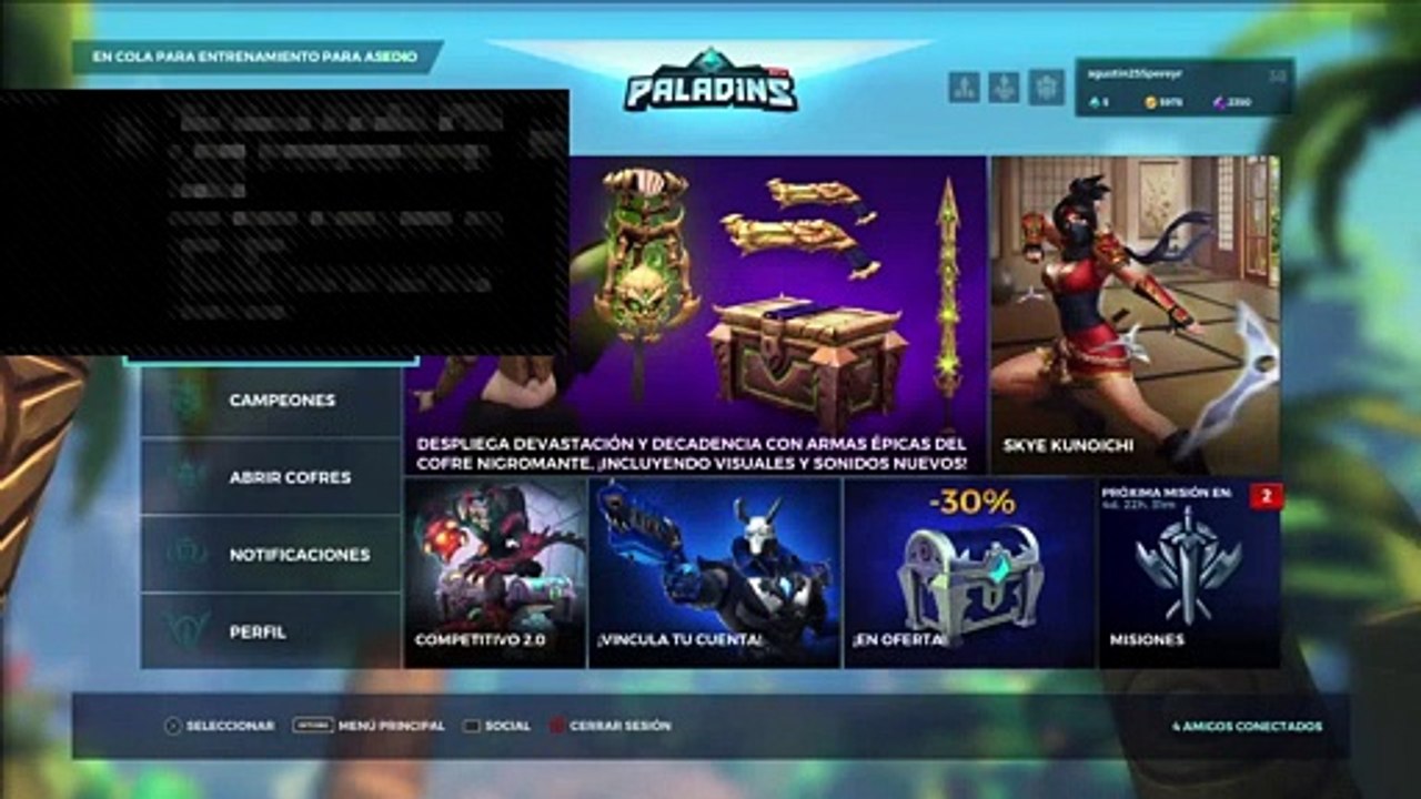 Jugando Paladins (4)