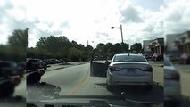 Dashcam catches unprovoked cop attacking a black man