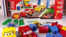 Coches día relámpago carrera juguetes 2 lego duplo mcqueen 6133 jeff gorvette disney builable pixar