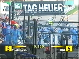 Gran Premio del Giappone 1998: Primi pit stop, ritiri di R. Schumacher e Salo e uscita di M. Schumacher