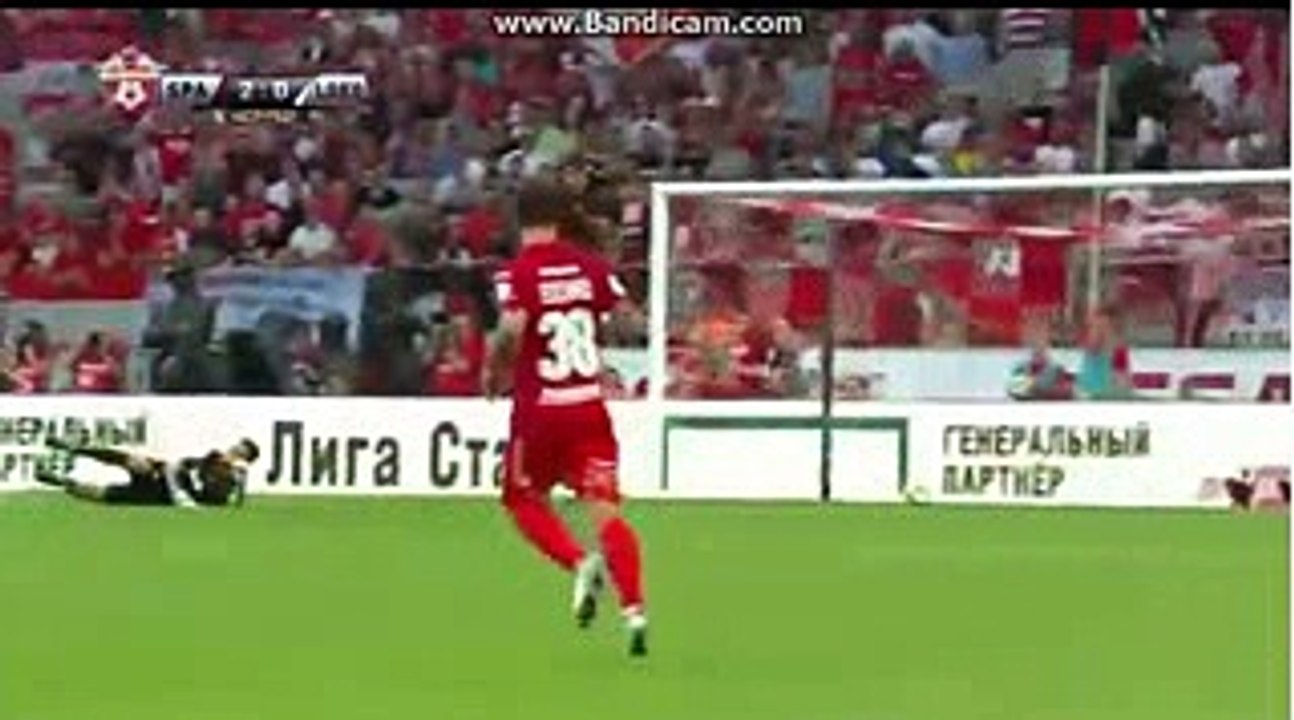 Ze Luis Goal - Spartak Moscow vs Lokomotiv Moscow 2-0  19.08.2017 (HD)