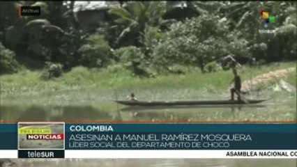 Asesinan a Manuel Ramírez Mosquera, líder social en Colombia