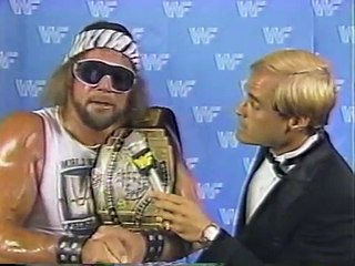 Macho Man Randy Savage Promo on Junkyard Dog (07 12 1986)
