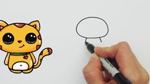 Débutants par par chat mignonne dessiner pour Comment minou étape à Il