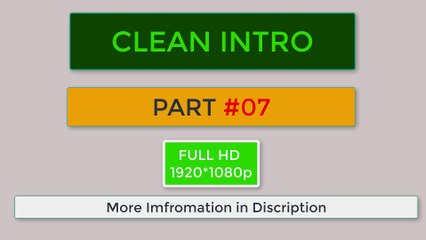 INTRO 07 Clean Logo Reveal Intro