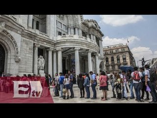 Al rededor de dos mil personas hacen fila para exposición de Da Vinci / Titulares de la tarde