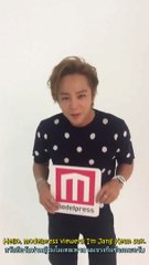 JANG KEUN SUK [ENG & THAİ SUB] MODELPRESS SPECİAL VİDEO MESSAGE 08.08.2017