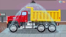 The Yellow Bulldozer digging | Construction Trucks & Cartoons for children | Kids Animation
