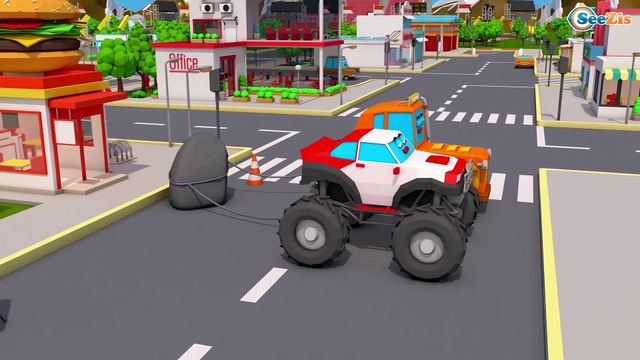 Tratores ao Extremo | TRATOR e CAMINHÃO Na estrada! Desenho Animado Educativo