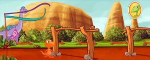 Dessin animé dinosaure pour Jeu des jeux enfants relais Roarin |