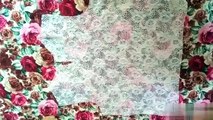 DIY  10 min Peplum Top using old Dupatta Piece of Fabric Lace Net Tassels Viewer's choice