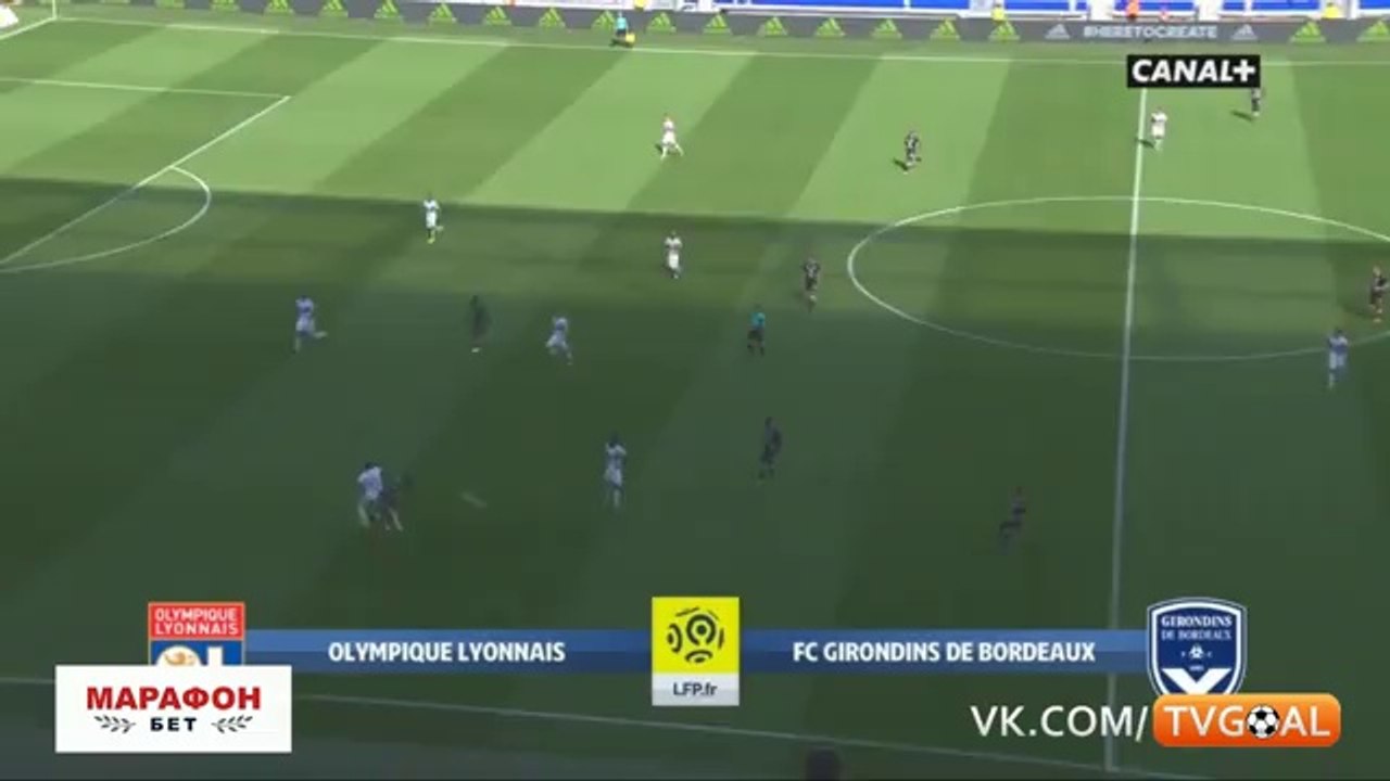 Lyon 3-3 Bordeaux - les Buts et Résumé - 19.08.2017