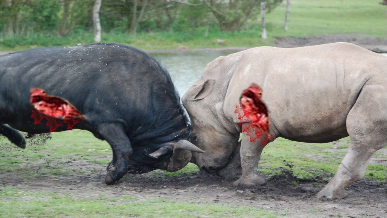 Legendary Battle Rhino Vs Rhino Buffalo Vs Rhino - Most Amazing Wild Animal Attack – David adoch