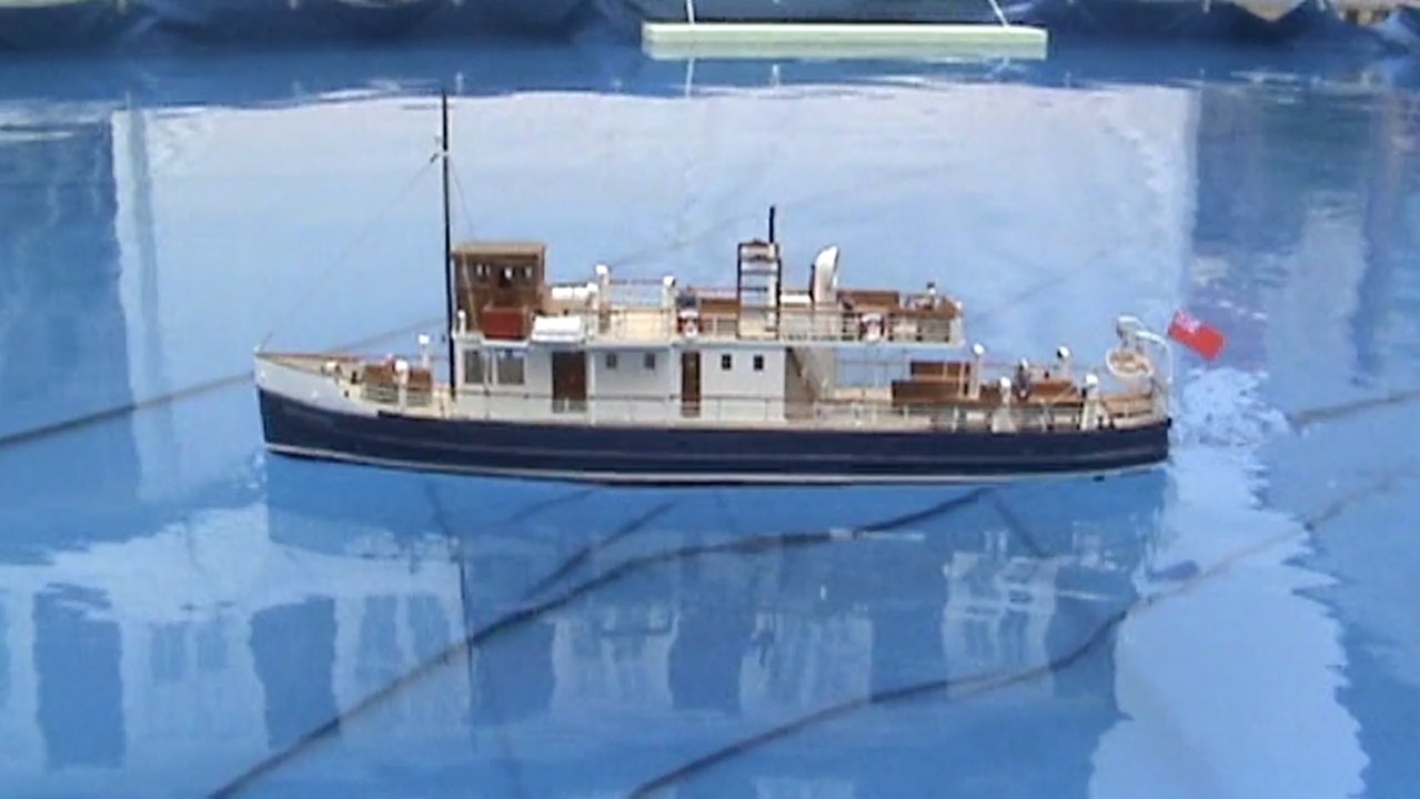 Modellschiff model ship Countess of Breadalbane mit buntem Lebenslauf