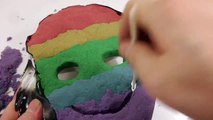 Learn Colors with Kinetic Sand Skull Cake DIY Slime Surprise Toys | Johny Johny Yes Papa K
