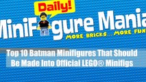 Dix homme chauve-souris Ensembles sommet contre Animation de lego