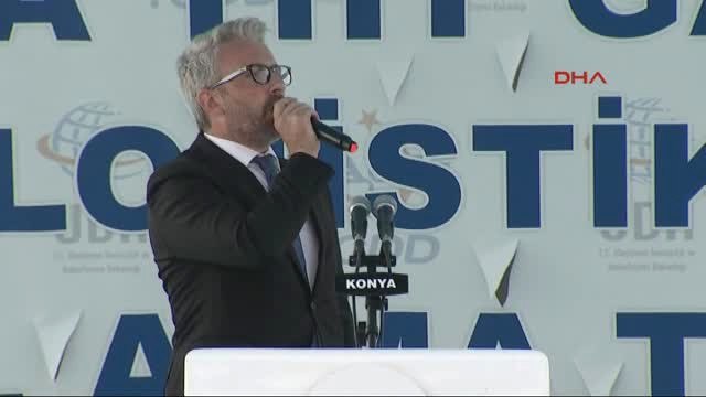 Konya Bakan Ahmet Arslan Konya Yht Garı Temel Atma Töreninde Konuştu