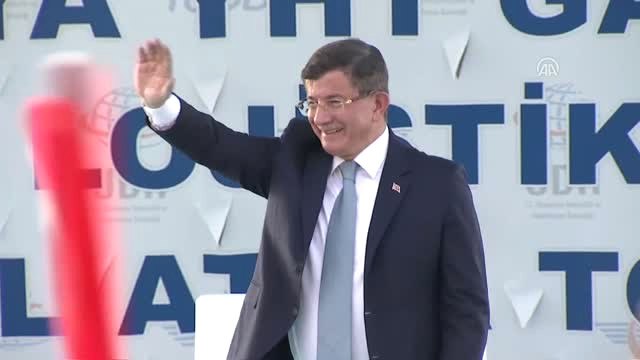Davutoğlu - Yüksek Hızlı Tren Garı ve Lojistik Merkezi Temel Atma Töreni