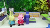 Un et un à un un à dynamisme porc Peppa porte ses vidéos de chat clinique vétérinaire jouets Playmobil