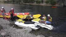 Kayseri Patlıcan Festivali'nde Rafting ve Jet Ski Gösterisi