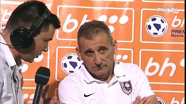 FK Sarajevo - FK Željezničar / Izjava Švrakića na poluvremenu