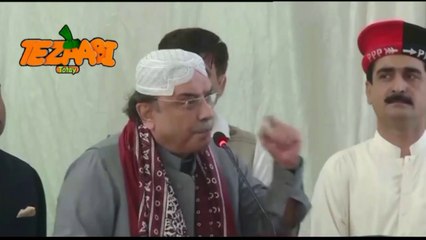 Zardari on Nawaz Sharif Disqualified Funny Punjabi Totay Tezabi Totay 2017