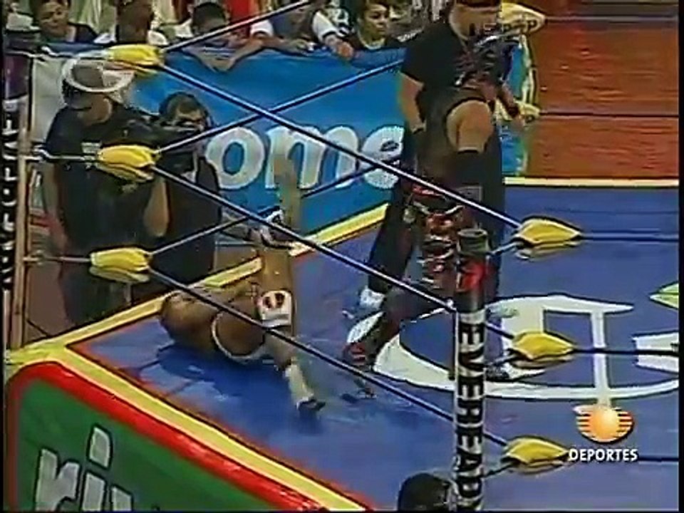 AAA-Sin Limite 2009.06.20 Orizaba 04 Chessman, Electroshock & El Oriental vs. La Parka, Latin Lover & Marco Corleone