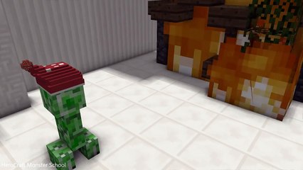Monster School: Magic Hats Fight Minecraft Animation