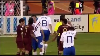 اعنف مباريات كرة القدم في اليورو بين البرتغال وهولندا 16انذار و4حالات طرد