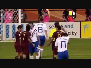 اعنف مباريات كرة القدم في اليورو بين البرتغال وهولندا 16انذار و4حالات طرد