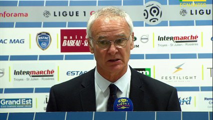 ESTAC-FCN : la réaction de Claudio Ranieri