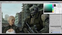 APPLESEED ALPHA SpeedPainting by Roman Zhizhchenko Copy improvisation 2016