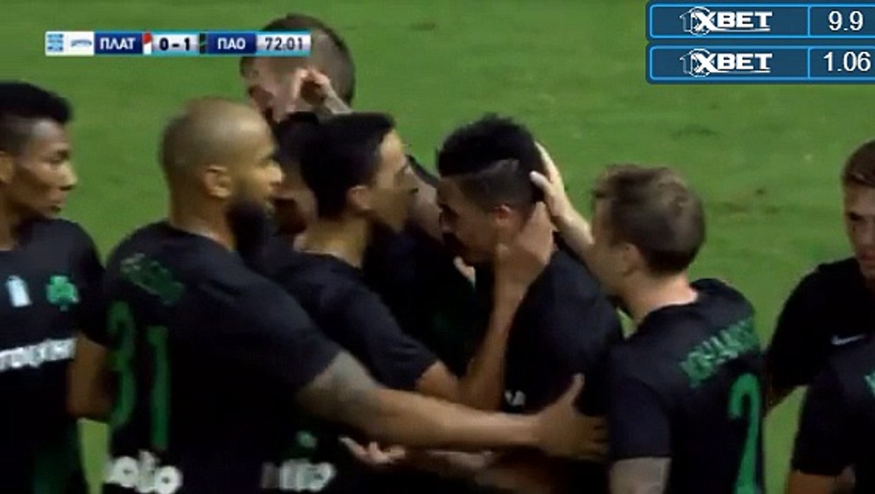 Andres Chavez GOAL HD - Platanias FC 0-1 Panathinaikos 20.08.2017