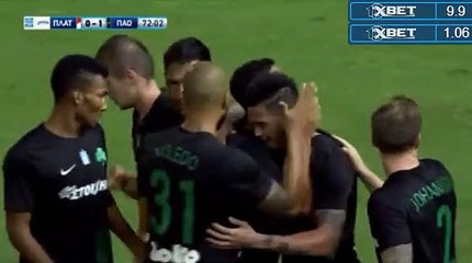 Andrés Chávez Goal - Platanias 0-1 Panathinaikos - 20.08.2017 [HD]