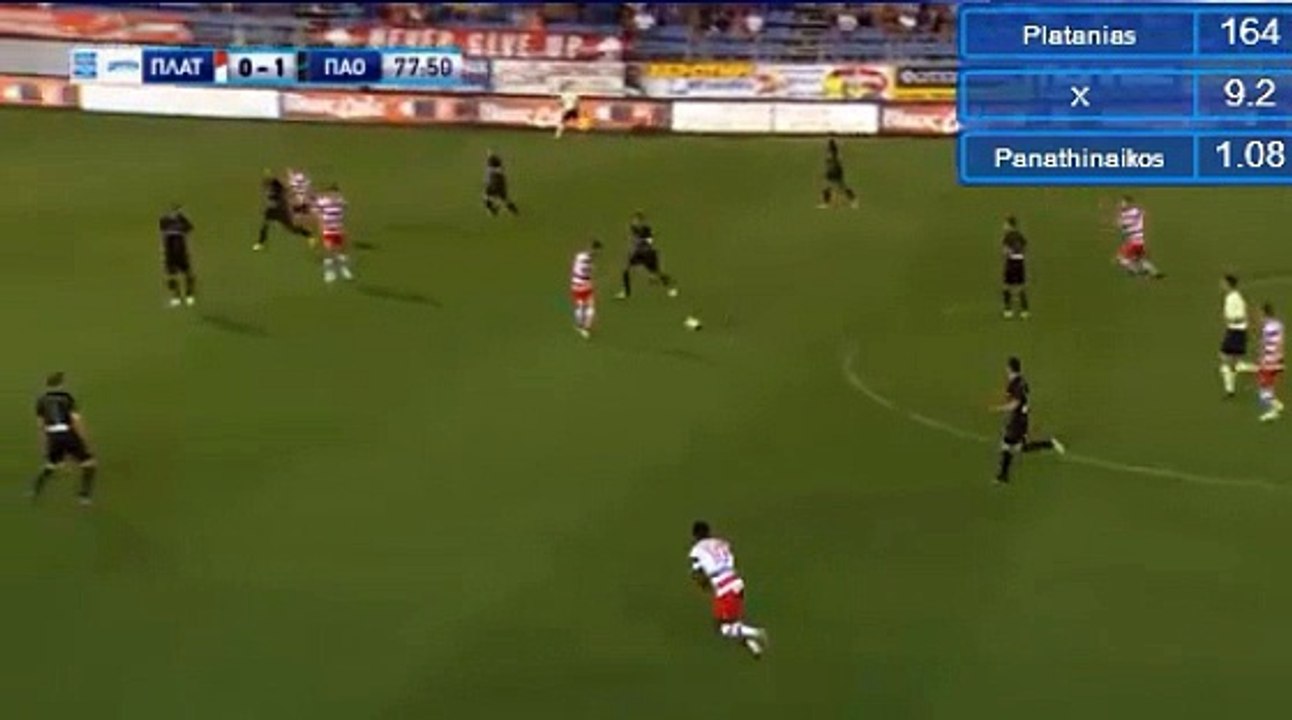 Nikolaos Korovesis GOAL HD - Platanias FC 1-1 Panathinaikos 20.08.2017