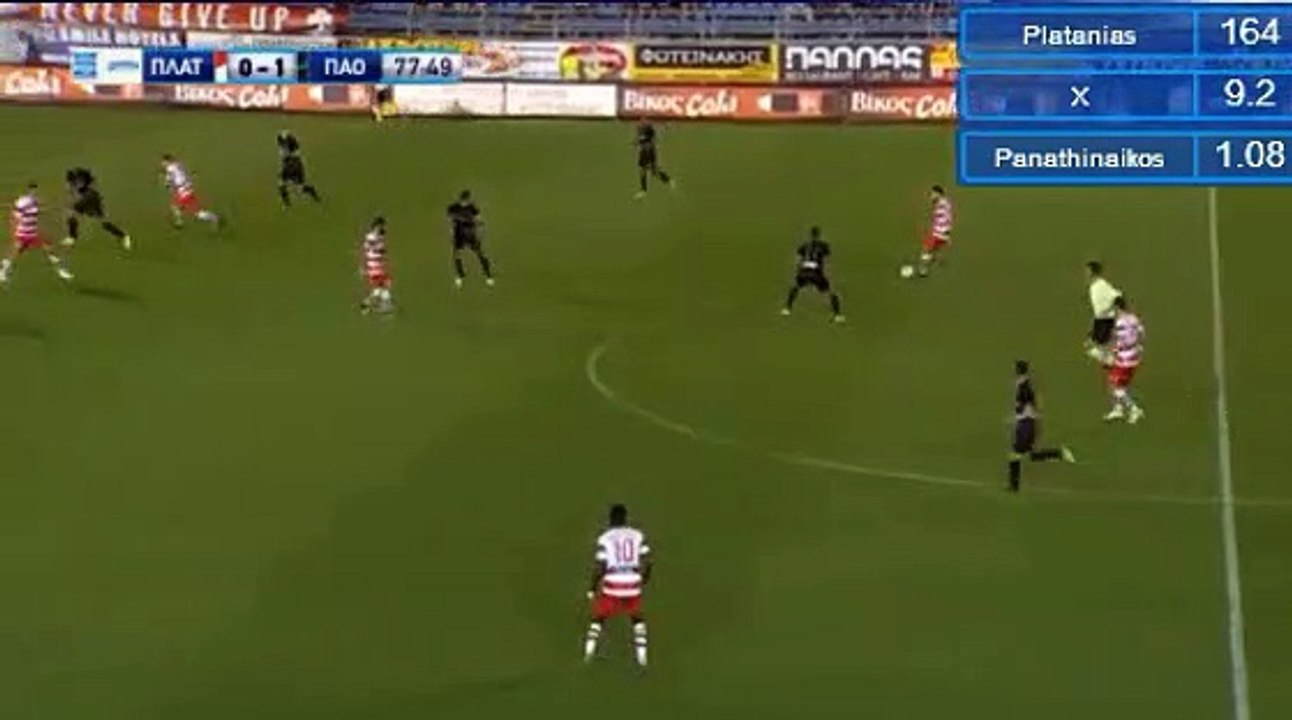 Nikolaos Korovesis GOAL HD - Platanias FC 1-1 Panathinaikos 20.08.2017