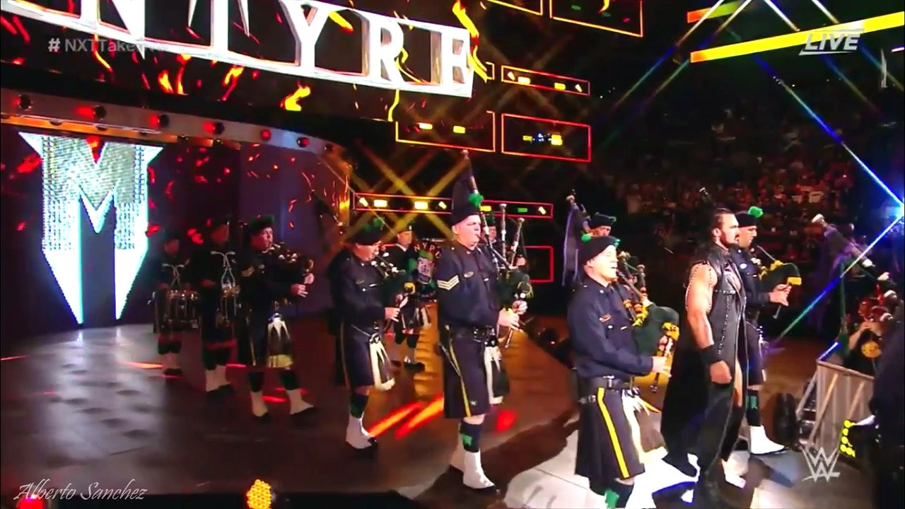 Drew Mcintyre Entrance with "Broken Dreams" Theme Song NXT TakeOver: Brooklyn III