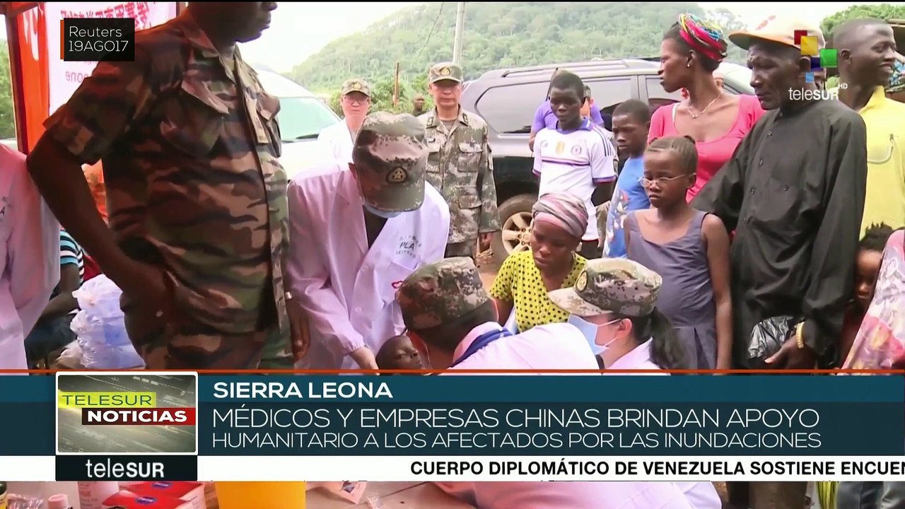 Médicos y empresas chinas brindan apoyo a habitantes de Sierra Leona